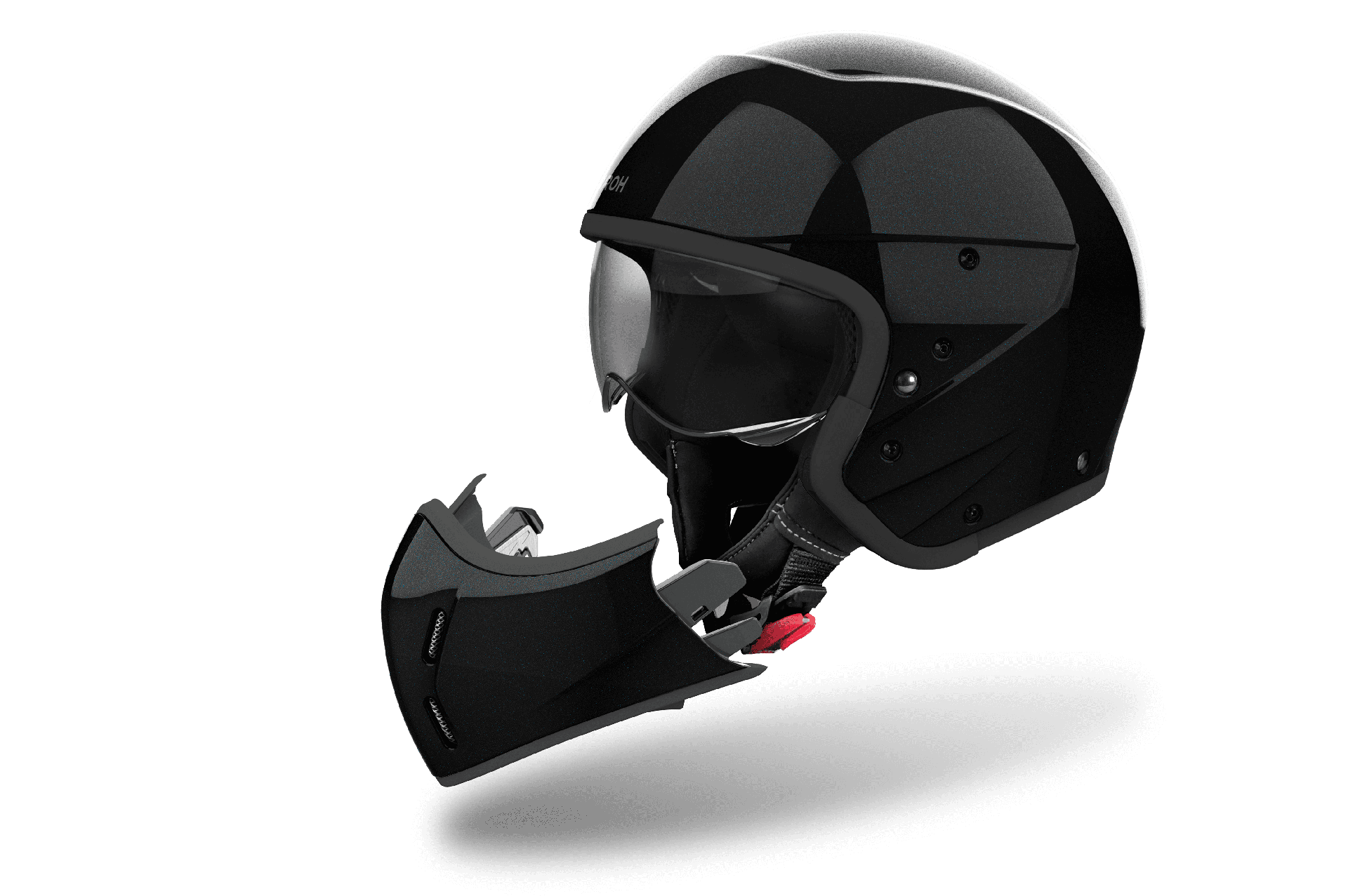 Helmet J110 Color Black Glitter